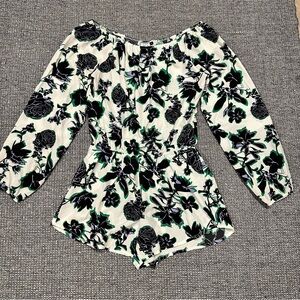 Floral Romper Size Large